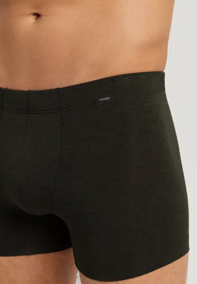 Hanro Casuals Single Jersey Boxer Briefs In Black