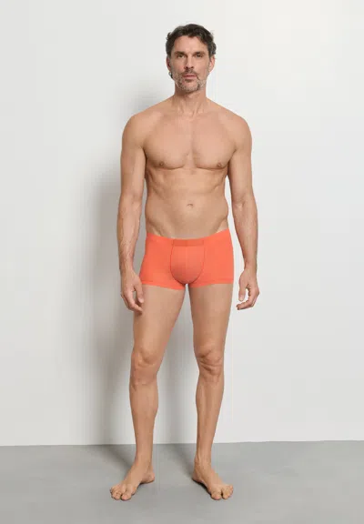 Hanro Micro Touch Boxer Brief In Orange