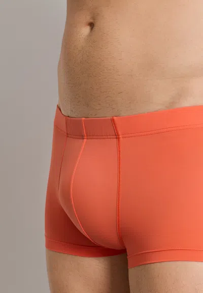 Hanro Micro Touch Boxer Brief In Orange