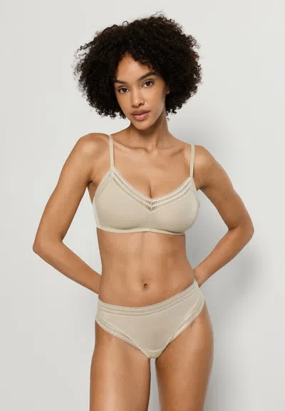 Hanro Orea Semi-sheer Soft Cup Bra In Multi