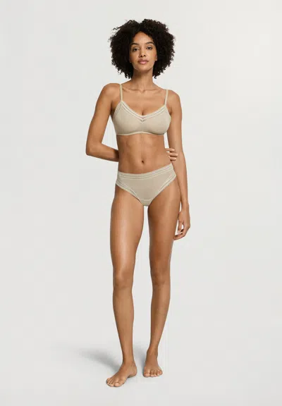 Hanro Orea Semi-sheer Soft Cup Bra In Multi