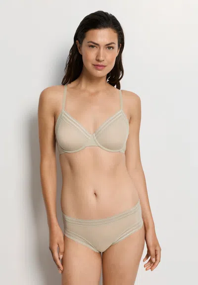 Hanro Orea Semi-sheer Underwire Bra In Multi