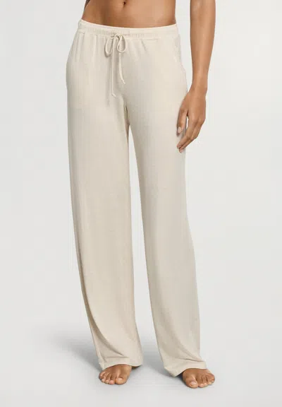 Hanro Natural Elegance Drawstring Lounge Pants In Neutral