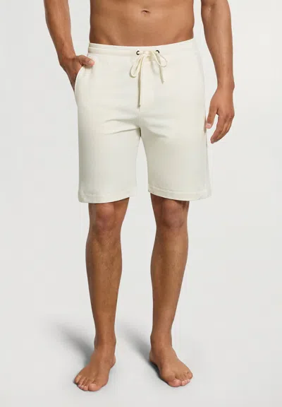 Hanro Natural Living Organic Cotton Drawstring Shorts In White