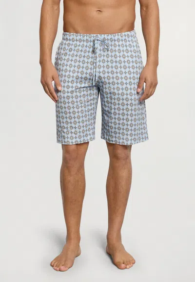 Hanro Night And Day Cotton Drawstring Shorts In Multi
