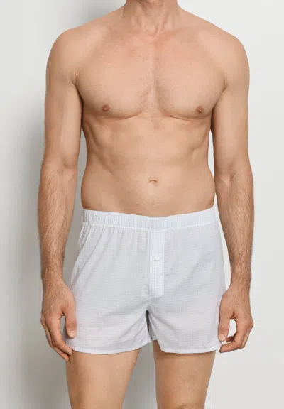 Hanro Woven Plain Boxer Shorts In Multi