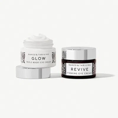 Naked & Thriving Radiant Eye Set: Glow, Revive In Multi