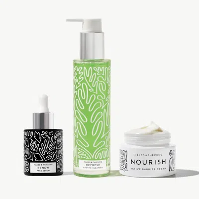 Naked & Thriving Easy Nightly Trio: Replenish Your Skin Barrier In 3 Steps In Transparent
