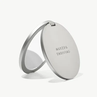 Naked & Thriving Luxe Compact Mirror: Touch Up Your Glow, Anywhere You Go In Metallic