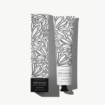 Naked & Thriving Replenish Velvet Hand Cream In Black