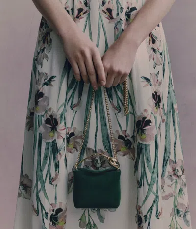 Erdem Micro Bloom Bag In Green