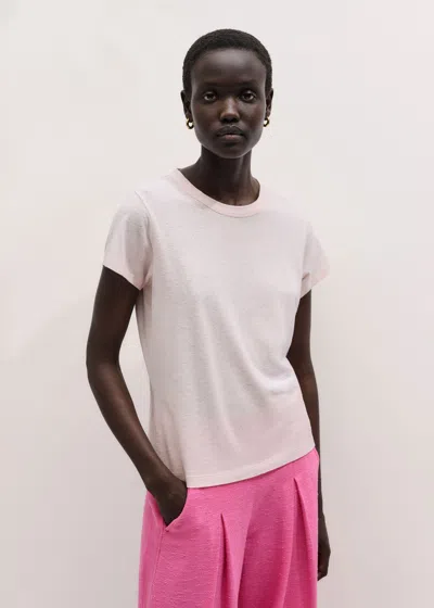 Me+em Soft Washed Tee Iced Pink In Multi