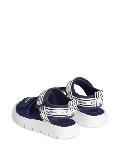 Dolce & Gabbana Fabric Sandals In Multi