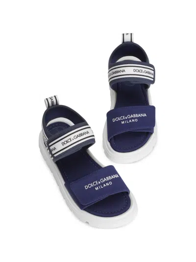 Dolce & Gabbana Fabric Sandals In Multi