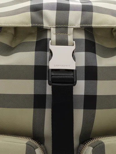 Burberry Medium Check Backpack In Multi