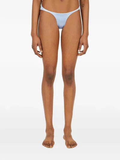 Isa Boulder Ruched Bikini Bottoms In Black
