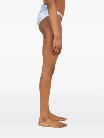 Isa Boulder Ruched Bikini Bottoms In Black