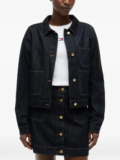Tommy Hilfiger Button-up Denim Jacket In Multi