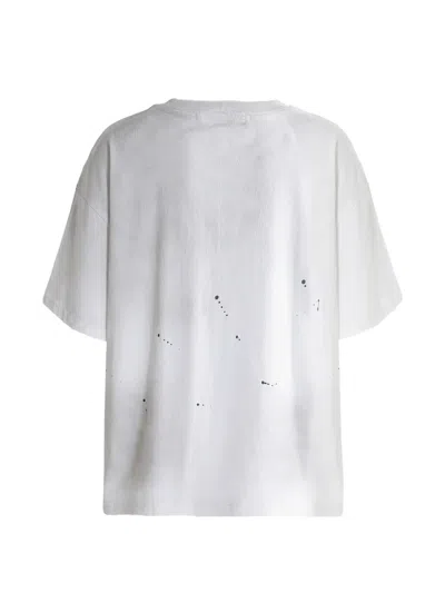 Moustache Splatter-print Oversized T-shirt In Multi