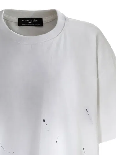 Moustache Splatter-print Oversized T-shirt In Multi