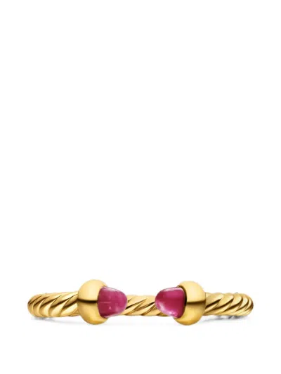 David Yurman Cablespira Ruby Ring In Gold