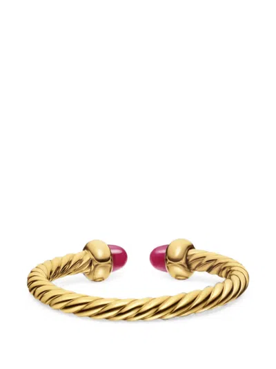 David Yurman Cablespira Ruby Ring In Gold