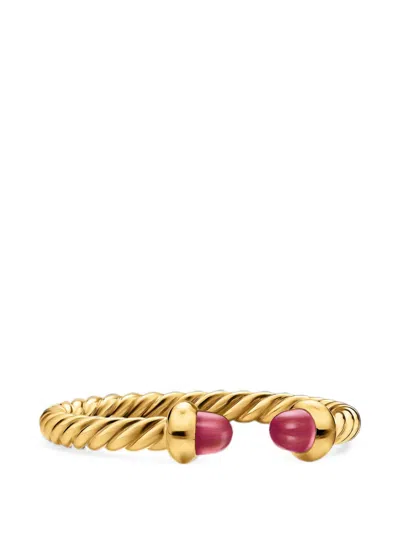 David Yurman Cablespira Ruby Ring In Gold