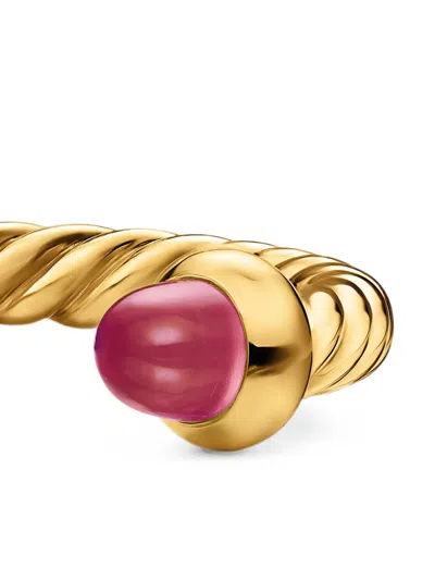David Yurman Cablespira Ruby Ring In Gold