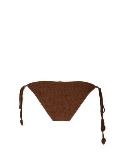 Devon Ammie Bikini Bottoms In Brown