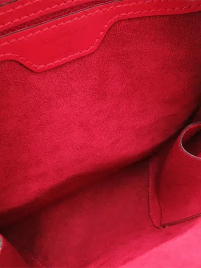 Pre-owned Louis Vuitton 2000 Epi Mabillon Backpack In Red