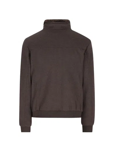Moorer Pocket Zip-up Jacket In Multi