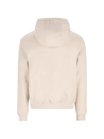 Moorer Drawstring Hooded Jacket In Neutral