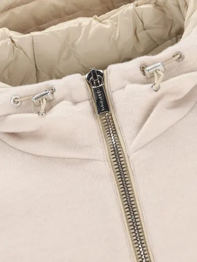 Moorer Drawstring Hooded Jacket In Neutral