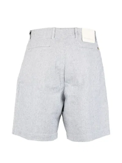 Brooksfield Stripe-pattern Shorts In Blue