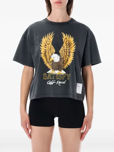 Satisfy Mothtech Eagle-print T-shirt In Multi