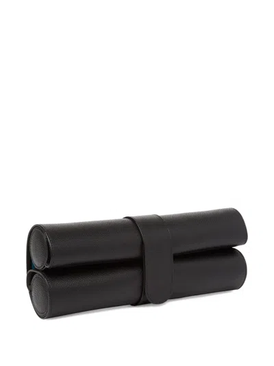 Smythson Strap Chess Roll In Black