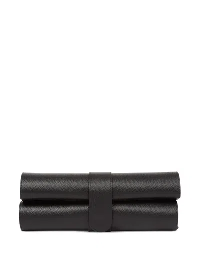 Smythson Strap Chess Roll In Black