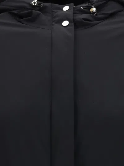Herno Hooded Drawstring Jacket In Black