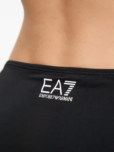 Ea7 Logo-print Bikini In Black