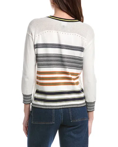 Cabi Parasol Pullover In White