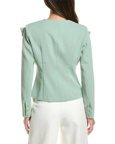 Gracia Ruffle Front Jacket In Multi