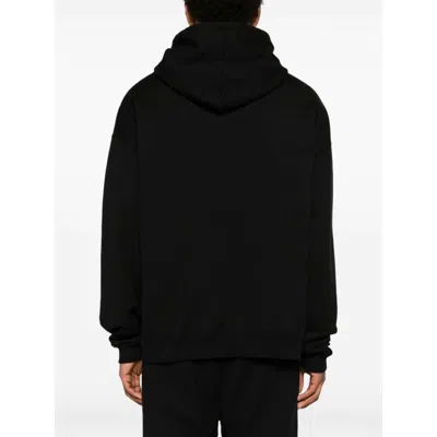 Dsquared2 Canadian Village Logo Loose Fit Hoodie In Black