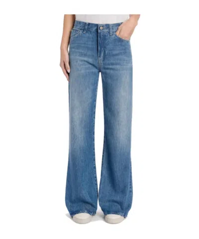 Dondup Belt Loop Jeans In Blue