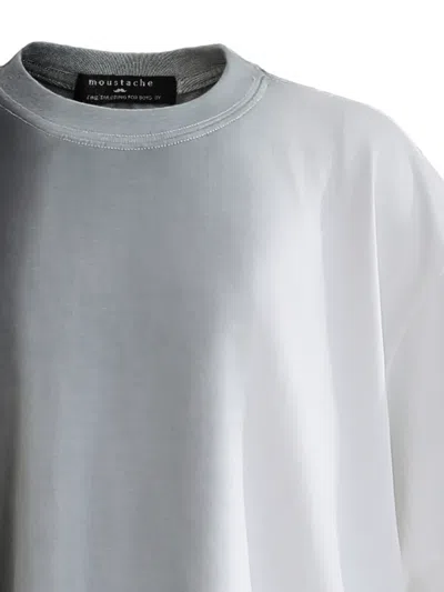 Moustache Gradient-effect Contrast-stitch T-shirt In Multi