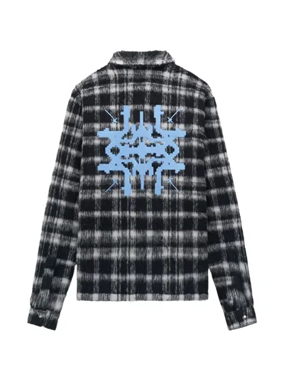 Rta Parlan Check-pattern Jacket In Black