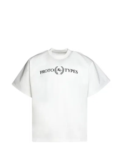 Prototypes Logo-print T-shirt In White
