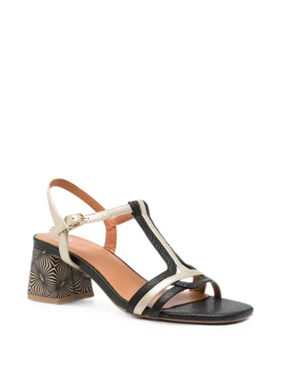 Exe' Block-heel Sandals In Multi