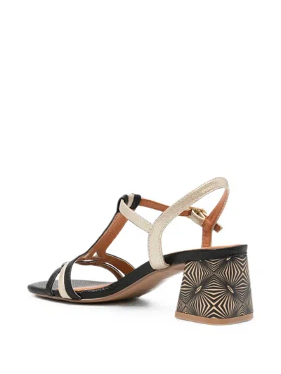 Exe' Block-heel Sandals In Multi
