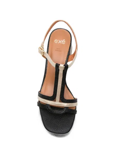 Exe' Block-heel Sandals In Multi