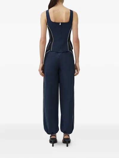Simkhai Aya Bustier Top Midnight Multi In Blue